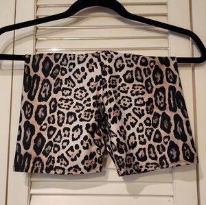 Onzie Kids Leopard Print Bike Short